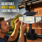 Solar 3-Head Motion Sensor Light