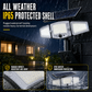 Solar 3-Head Motion Sensor Light