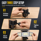 Solar 3-Head Motion Sensor Light