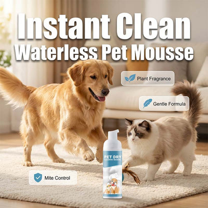 Waterless Pet Cleaning Mousse for Dogs & Cats