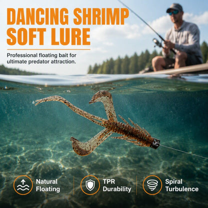Realistic Floating Shrimp Soft Lures