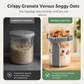 🥗 Double-Layer Salad Cup – Keep Wet & Dry Separate