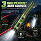 🔦 LED Penlight with Red Laser & Magnetic Base
