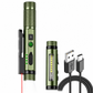 🔦 LED Penlight with Red Laser & Magnetic Base