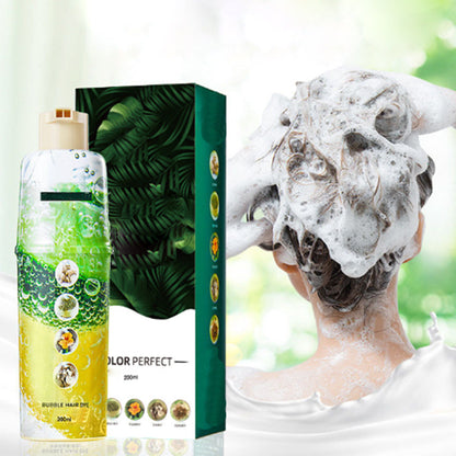 🎨 Plant Extract Bubble Hair Dye – Easy Gray Coverage