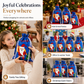 🎄 10-Pack Christmas Drawstring Candy Gift Bags