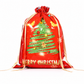 🎄 10-Pack Christmas Drawstring Candy Gift Bags