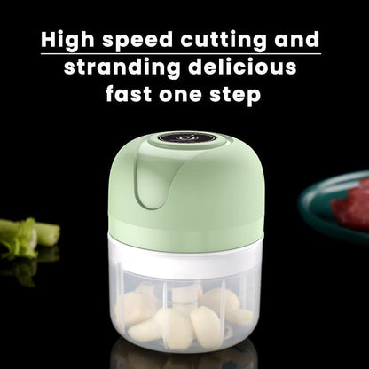 🧄 Mini Electric Garlic Chopper – 50% OFF