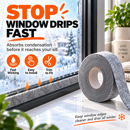 Self-Adhesive Window Condensation Absorbent Felt Strip