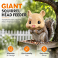 🐿️ Giant Squirrel Head Feeder – 3D Printed