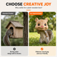 🐿️ Giant Squirrel Head Feeder – 3D Printed