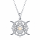 🌊 Celtic Knot Opal Turtle Necklace