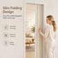 🚪 Drill-Free Folding Door Curtain + Slide Track