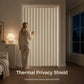 🚪 Drill-Free Folding Door Curtain + Slide Track