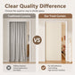 🚪 Drill-Free Folding Door Curtain + Slide Track