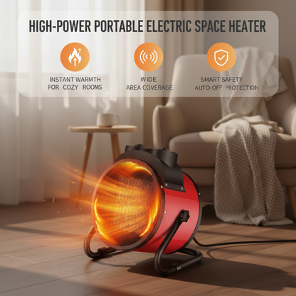 🔥 2000W Portable Electric Space Heater