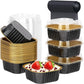 🧁 10 PCS Aluminum Foil Baking Cups with Lids
