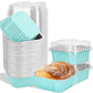 🧁 10 PCS Aluminum Foil Baking Cups with Lids