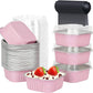 🧁 10 PCS Aluminum Foil Baking Cups with Lids