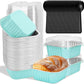🧁 10 PCS Aluminum Foil Baking Cups with Lids