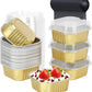 🧁 10 PCS Aluminum Foil Baking Cups with Lids