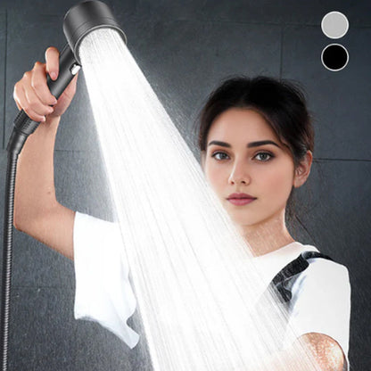 🚿 High-Pressure Shower Head with 4 Spray Modes