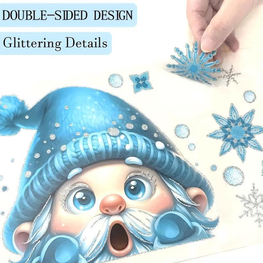 🎄 50% OFF – Christmas Glitter Window Stickers