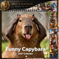 🦫 50% OFF – Funny Capybara Calendar 2027