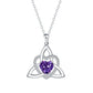 Celtic Knot Heart Pendant Necklace