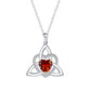 Celtic Knot Heart Pendant Necklace