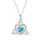 Celtic Knot Heart Pendant Necklace