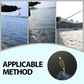 🎣 Fishing Gill Net with Spring Bait Trap