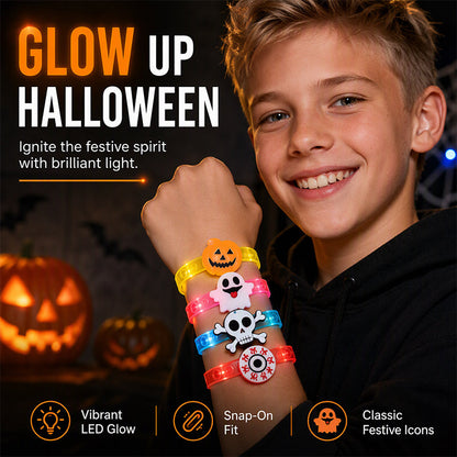 🎃 Kids LED Halloween Glow Bracelet