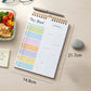 📅 Weekly Meal Planner & Habit Notebook