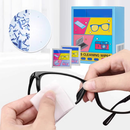 Anti-Fog Eyeglass Lens Cleaning Wipes – 100 + 100 Wipe Set