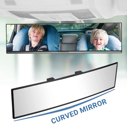 Wide-Angle Curved Car Rear-View Mirror