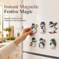 Christmas Cartoon Refrigerator Magnets