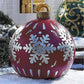 25.6-Inch Inflatable Christmas Ornament Ball – Outdoor PVC Holiday Decor