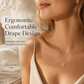 Double-Layer A–Z Initial Necklace with Rhinestone Accent