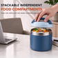 📢📢50% OFF !! ⏰ Insulated Stainless Steel Lunch Box with Lid – Stackable Food Container