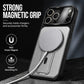 Magnetic Phone Case with Flip Camera Cover & Hidden Kickstand