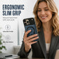 Magnetic Phone Case with Flip Camera Cover & Hidden Kickstand