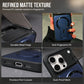 Magnetic Phone Case with Flip Camera Cover & Hidden Kickstand