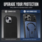 Magnetic Phone Case with Flip Camera Cover & Hidden Kickstand