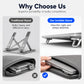 Slim Foldable Adhesive Laptop Stand – Adjustable Design