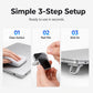 Slim Foldable Adhesive Laptop Stand – Adjustable Design