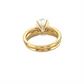 Sparkly Teardrop Open Ring for Women