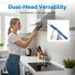 Dual-Head Crevice Cleaning Brush – Metal Handle & Stiff Bristles