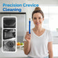 Dual-Head Crevice Cleaning Brush – Metal Handle & Stiff Bristles