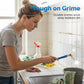 Dual-Head Crevice Cleaning Brush – Metal Handle & Stiff Bristles